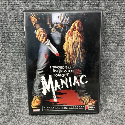 Maniac DVD 2001 THX Anchor Bay Entertainment 13131165395| eBay Maniac DVD 2001 THX Anchor Bay Entertainment 13131165395| eBay
