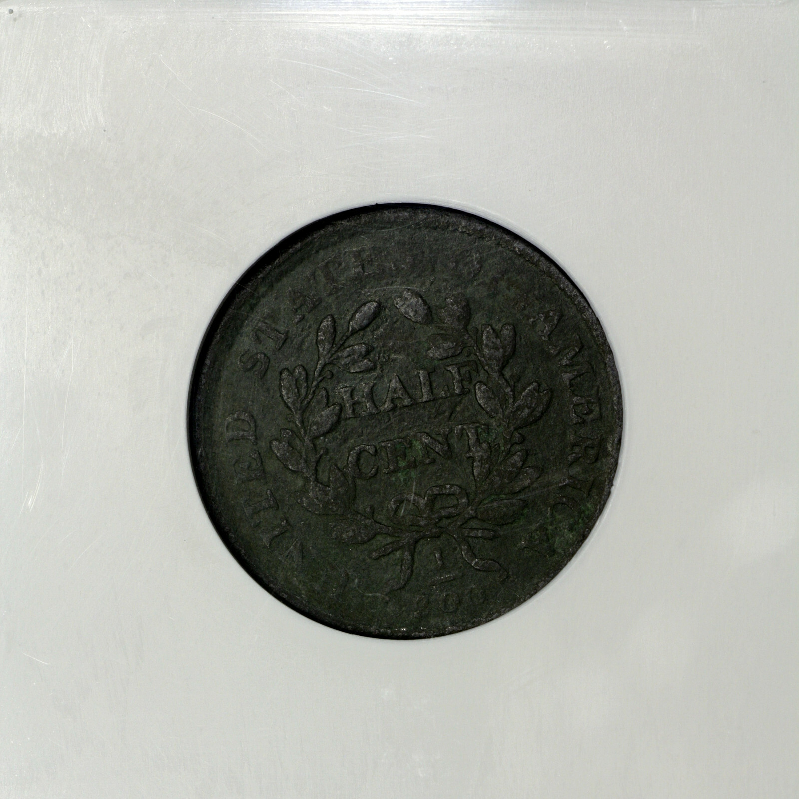 1808/7 VG Details Corrosion Half Cent 1/2C, NGC Graded!