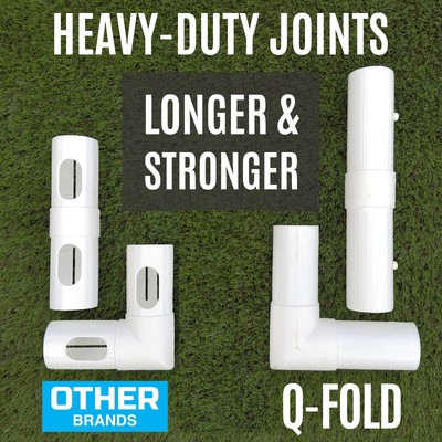 Q-FOLD Match Soccer Goal 16x7'