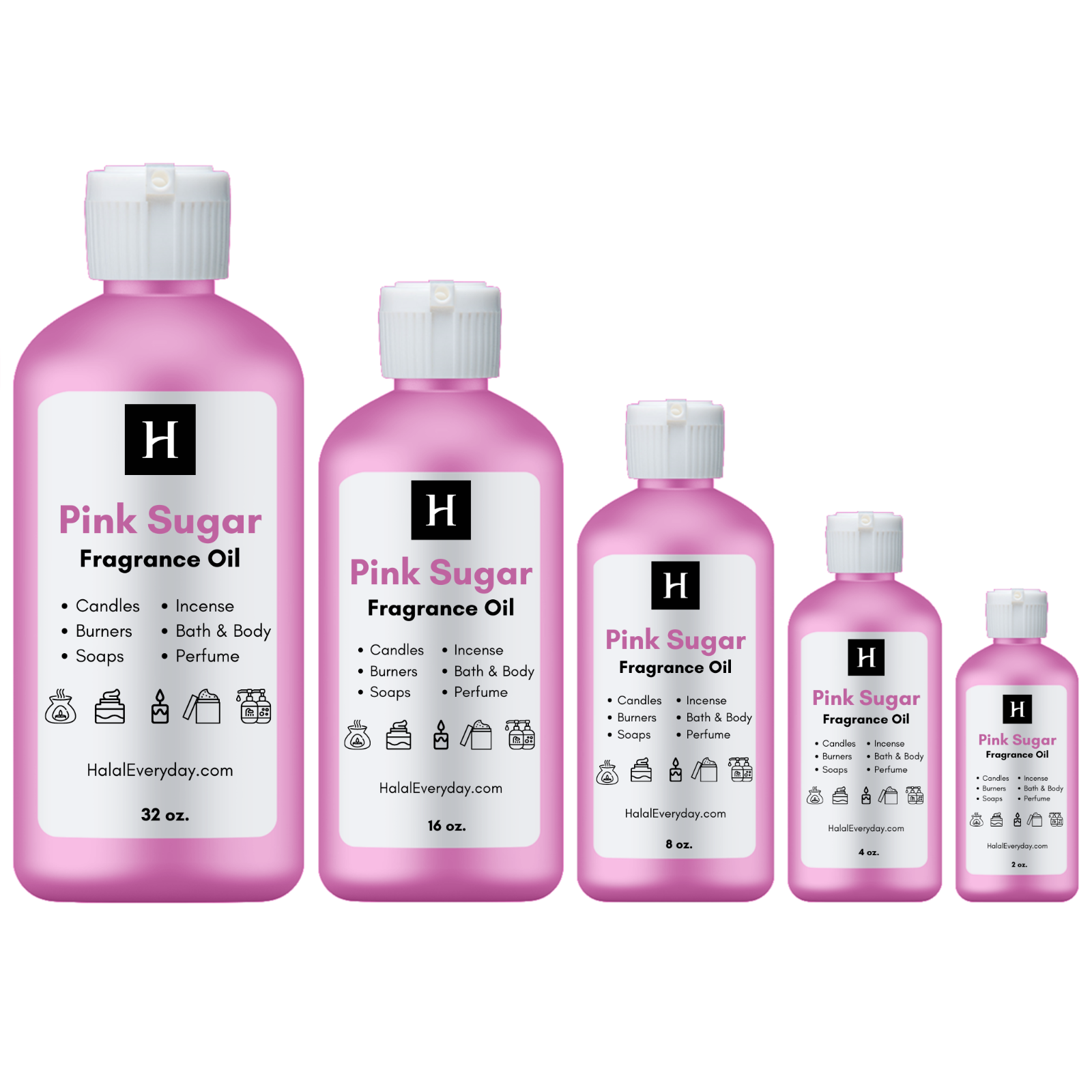 Fragrance Oil 4 oz. For Soap Making Candle Burner Incense Perfume Warmer Scented