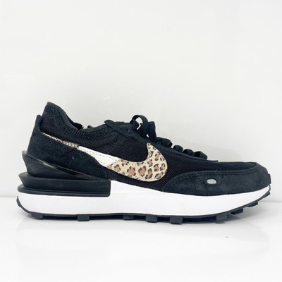

Nike Womens Waffle One DJ9776-001 Черные кроссовки для бега, размер 5, Черный, Waffle One