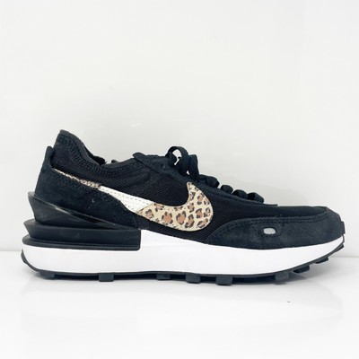 Nike Womens Waffle One DJ9776-001 Черные кроссовки для бега, размер 5