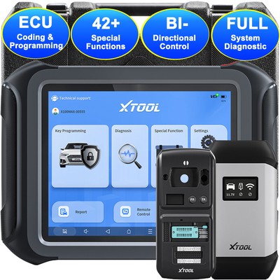 XTOOL X100MAX Car Full System Diagnostic Scanner Programming E~U Coding Tools