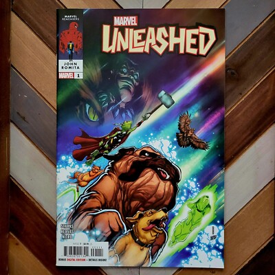 MARVEL: UNLEASHED #1 NM/New (2023) Team-Up THROG, BATS, LUCKY, FLERKEN 1st D-DOG