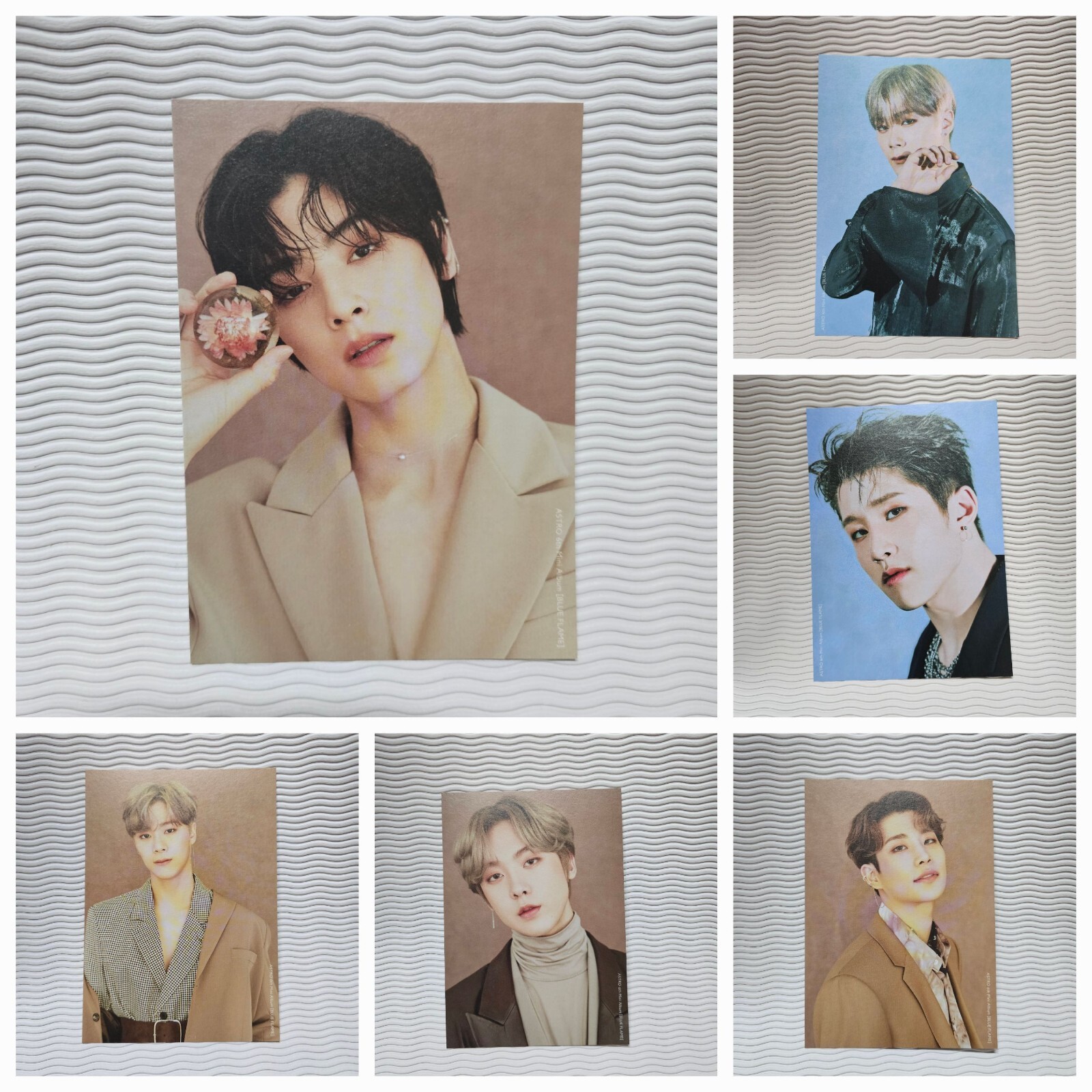 ASTRO Official POSTCARD 6th Album BLUE FLAME The Book / The