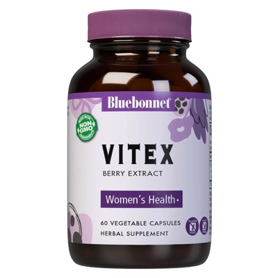 Bluebonnet Vitex Berry Extract 60 растительных капсул
