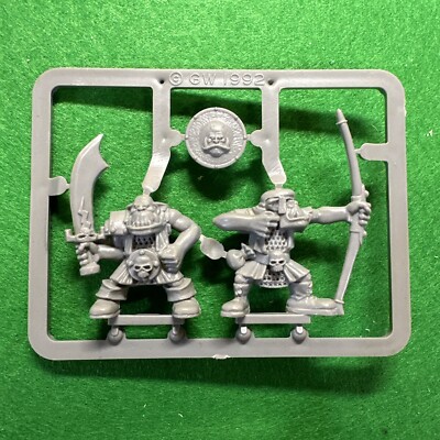 warhammer quest Fantasy Orcs x2 Orc Warriors Games Workshop Citadel 90s BNOS  