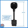 Premium Adapter for Tesla Gen 2 Mobile Charger | Connect to 240V Outlet | 32 Amp Charging | 10 Inch Length (NEMA 14-50)