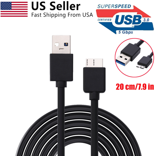For Seagate Backup Plus USB 3.0 Cable Cord Slim Portable External Hard Drive HDD