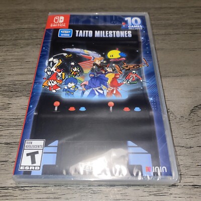 Taito Milestones Nintendo Switch - Retro Arcade Classics Collection - Brand New