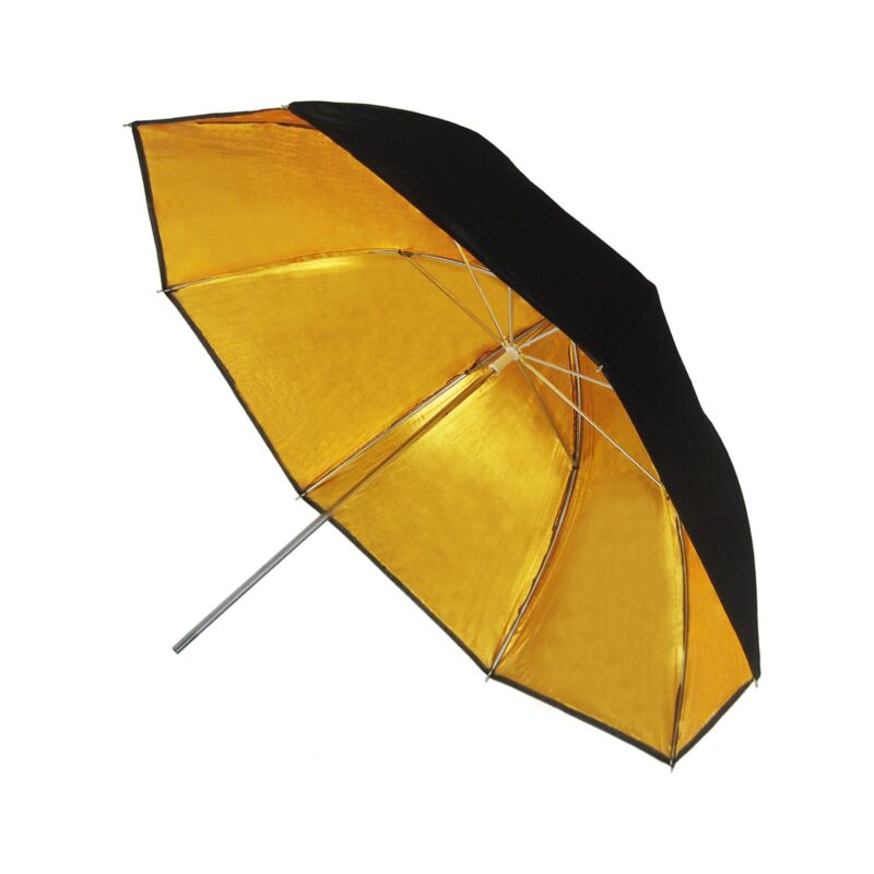 《US SELLER》LINCO Studio Photography Photo Studio 32" Gold Reflective Umbrella