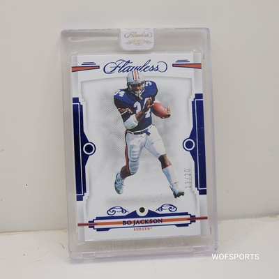 2022 Panini Flawless Collegiate Sapphire Diamond 13/20 Bo Jackson #9 Auburn Tige