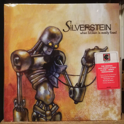 SILVERSTEIN - WHEN BROKEN IS EASILY FIXED LP CANARY YELLOW VINYL NEW SEALED