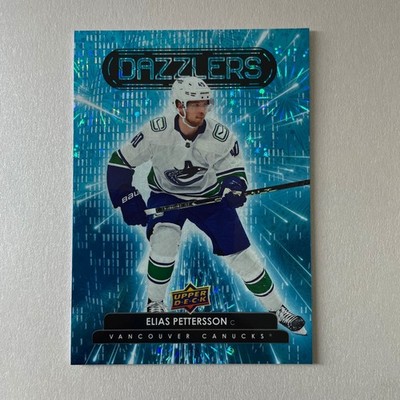 2022 Upper Deck Extended #DZ-144 Elias Pettersson Dazzlers Blue