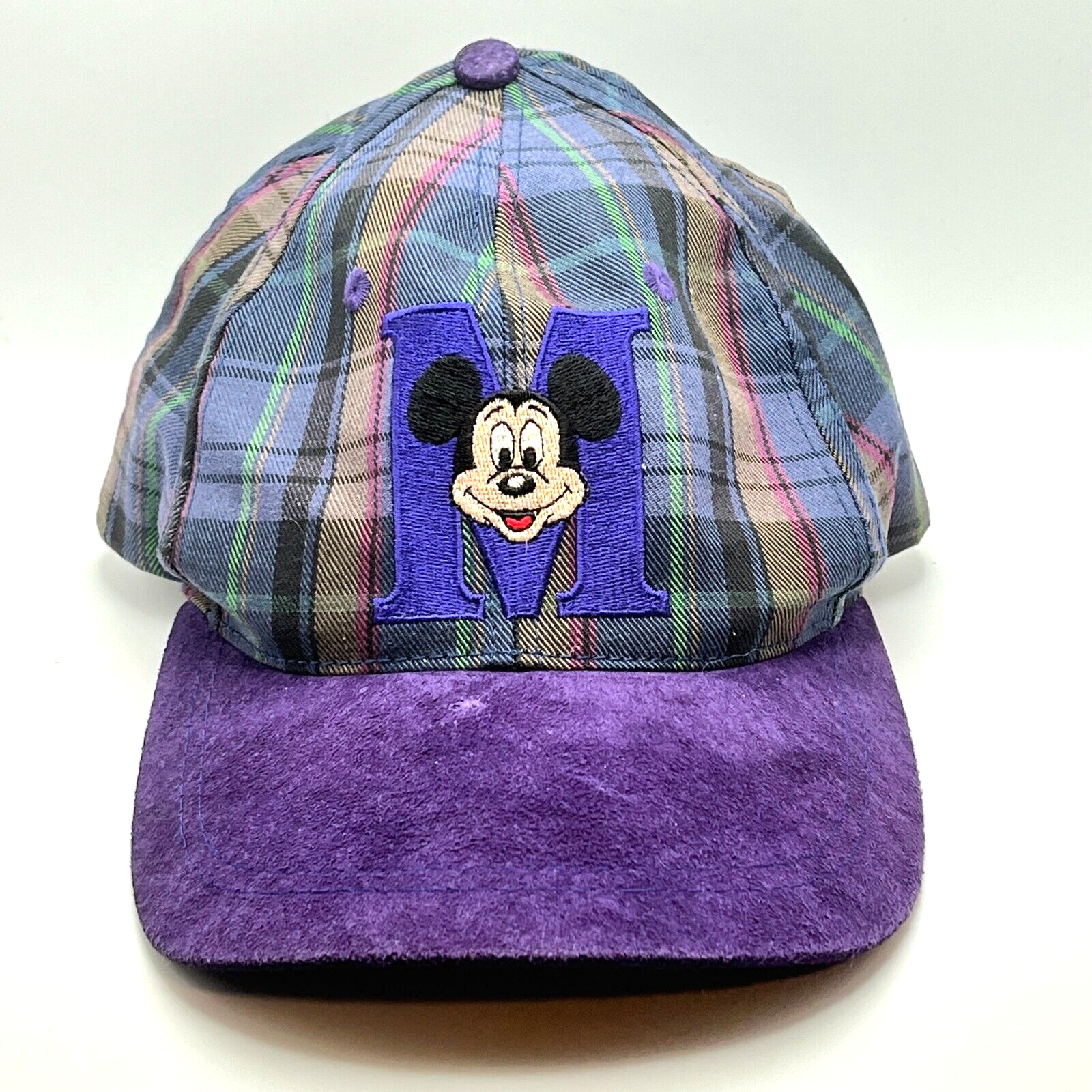 Cap Flannel Plaid Blue Purple Unisex