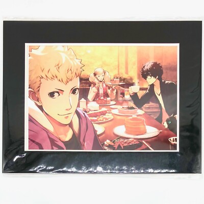 PERSONA 5 Hero Joker Ren Ryuji Ann Morgana [CHARA-FINE Mat] Art Panel Japan P5