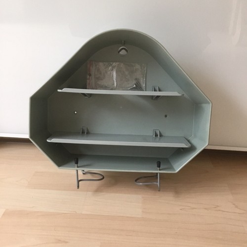 Staubsauger Halter Wandmontage Schrank Organizer Aufbewahrung für Schlauch grau