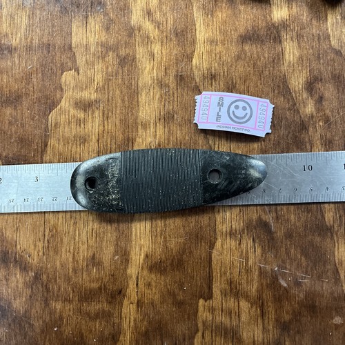 Qnty (1) Vintage Remington Black Plastic butt plate 4940