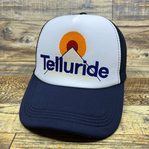 Navy Snapback Skiing Retro Logo Baseball Cap