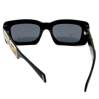 Pre-owned Versace Sunglasses Mod.4444-u Gb1/87 Authentic In Black