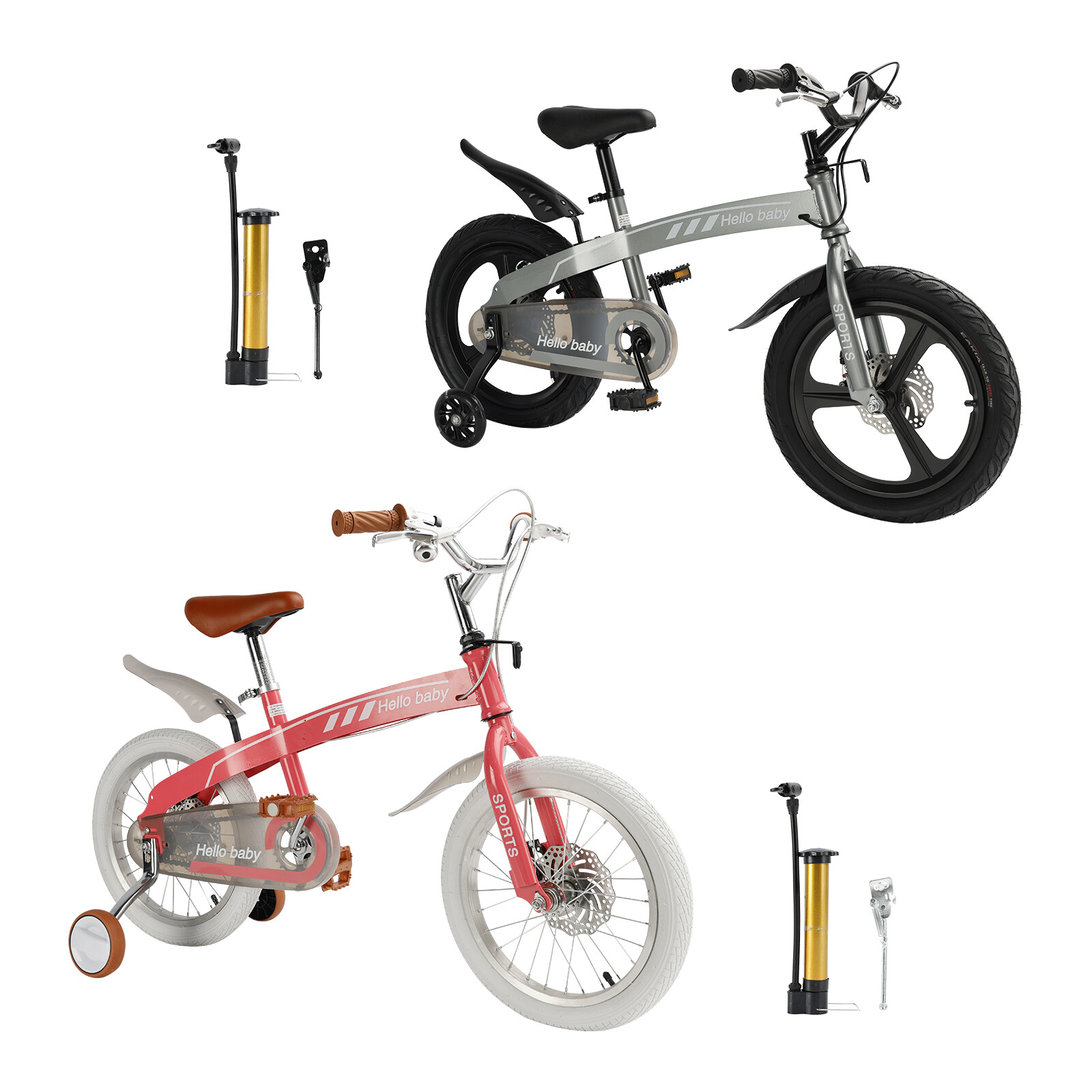 With Auxiliary Wheels