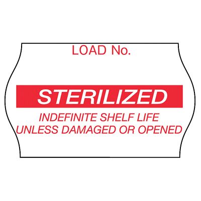 3M Comply Sterilization Load Label, 5/8 x 1-1/8 Inch (Sold as CS/12)
