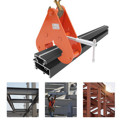 3 T/6613.87 Lbs Industrial Vertical Clamp Carbon Steel Heavy Duty Opening Clamp