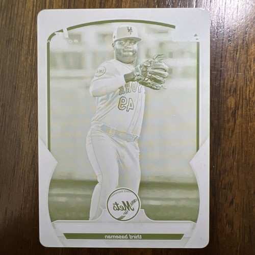 松本剛 Topps NPB Bowman 2023 plate 1/1 Jesus Baez New York Mets 2023 Bowman 1st Edition 1st Bowman