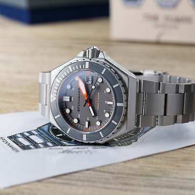 Pre-owned Spinnaker Dumas Stainless Steel 44mm Japanese Automatic Wristwatch