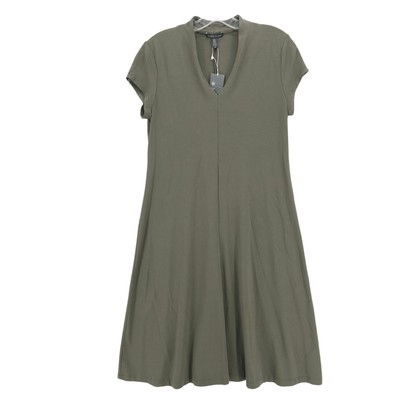 NWT EILEEN FISHER Dress Oregano Knee Length Viscose Jersey Stretch Size SMALL