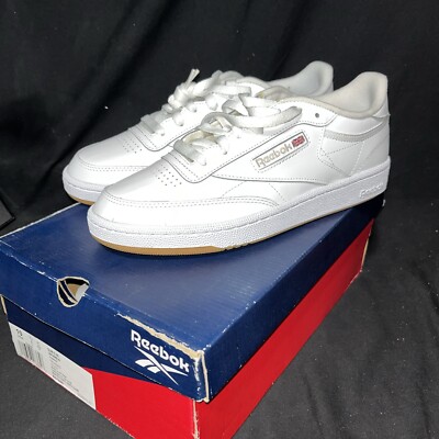 Reebok Shoes Women Size 10 Club C 85 Tennis White Lace up Sneakers Classic