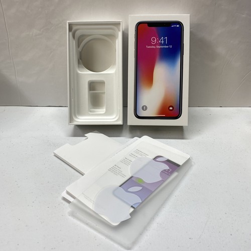 iPhone X Space Gray 64GB Original Empty Box Only | eBay
