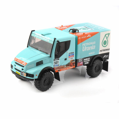 1/43th Powerstar 501 Rally Dakar IVECO Truck Diecast Alloy Racing Car Model Toys
