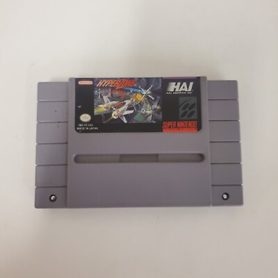 HyperZone (Super Nintendo SNES, 1991) Authentic Game Cartridge Cleaned & Tested