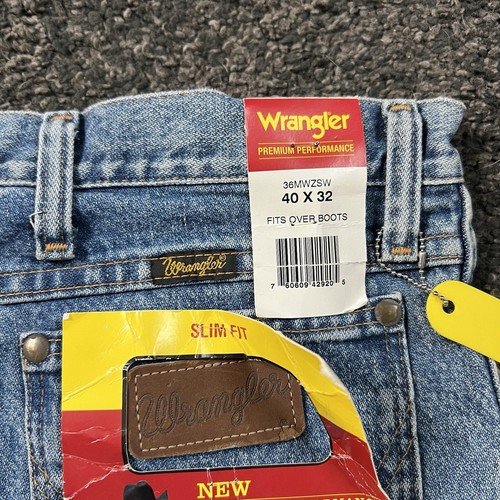 Vintage Wrangler Cowboy Cut Jeans 40x32 DS New With Tags | eBay