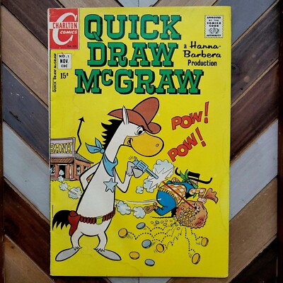 QUICK DRAW McGRAW #1 VG (Charlton Comics 1970) First Issue Limited Series