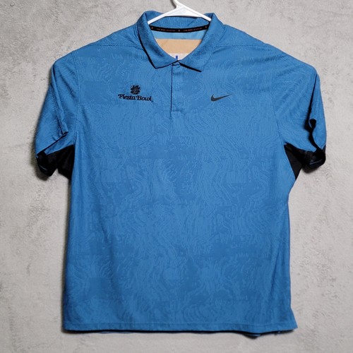NIKE Tiger Woods PLATINUM　長袖ポロシャツ　XL Nike Tiger Woods Platinum Golf Polo Shirt XL Men Black Poly
