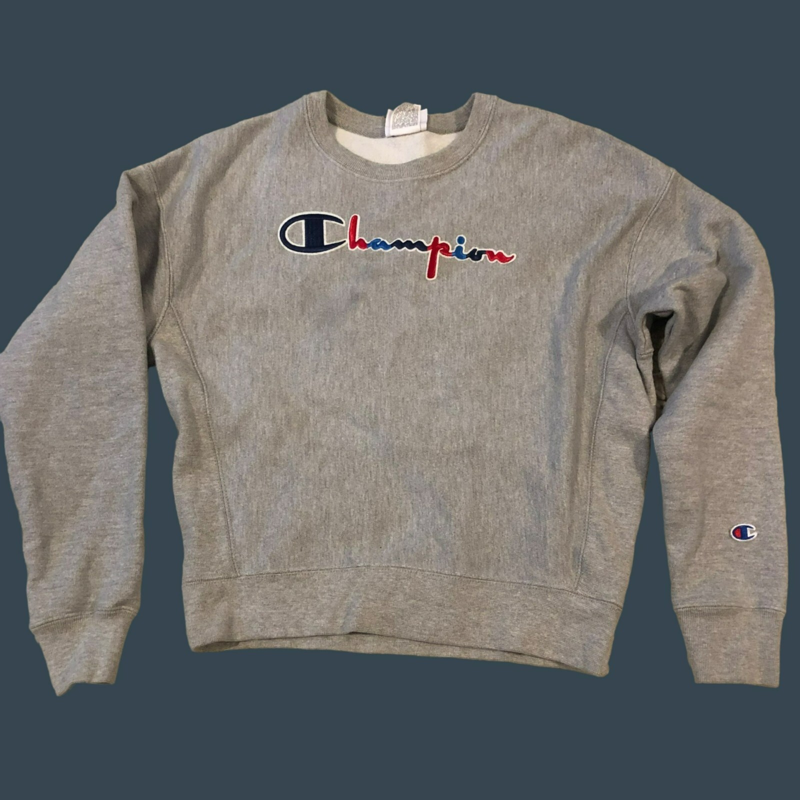 Champion Reverse Weave LACMA グレー S Champion ® Reverse Weave ® Garment-Dyed Crewneck Sweatshirt