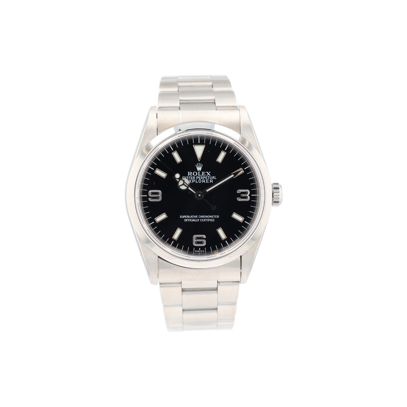 M B&P Rolex Explorer 14270 36mm Black Luminous Marker Dial