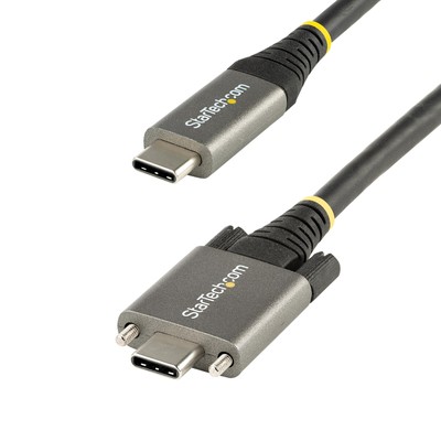StarTech.com 20'' (50cm) Side Screw Locking USB C Cable 10Gbps - USB 3.2 Gen 2