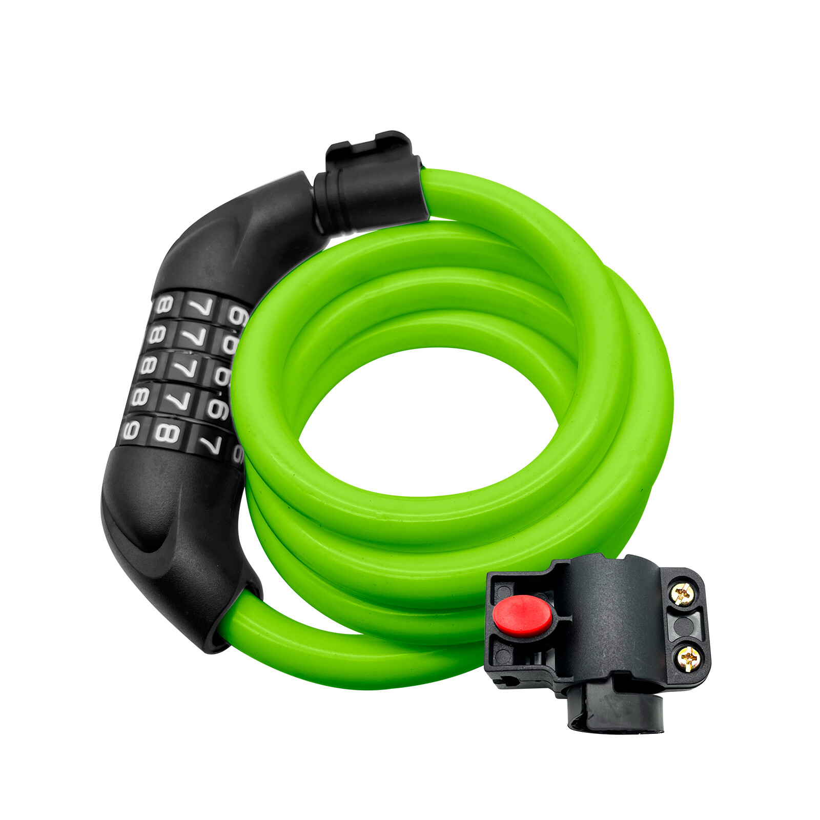 5-Digit Combination Password Bike Cable Electric Bicycle Chain Lock Heavy Duty