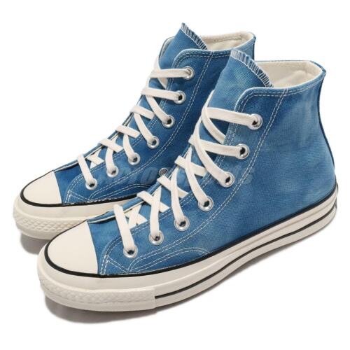 

Мужские повседневные туфли унисекс Converse Chuck 70 1970 High Blue White 170965C, Синий, Chuck 70 Hi