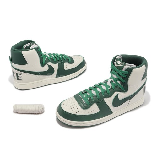 

Мужская повседневная обувь Nike Terminator High Noble Green White FD0650-100, Белый, Terminator High