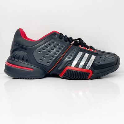 

Adidas Mens Barricade 6.0 G40440 Черная повседневная обувь Кроссовки Размер 6.5, Черный, Barricade 6.0