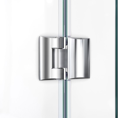 DreamLine Unidoor-X 54-54 1/2 in. W x 72 in. H Frameless Hinged Shower Door i...