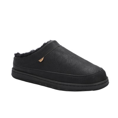 Lamo Julian Clog Wool Men's Slippers Waxed Black - 12 Medium