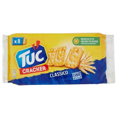 CRACKERS TUC CLASSICO 250gr SALATINI SNACK CRACKER COTTI AL FORNO 8 MONOPORZIONI