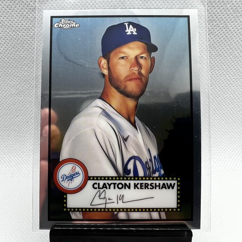 2021 Topps Chrome Platinum Anniversary Clayton Kershaw Los
