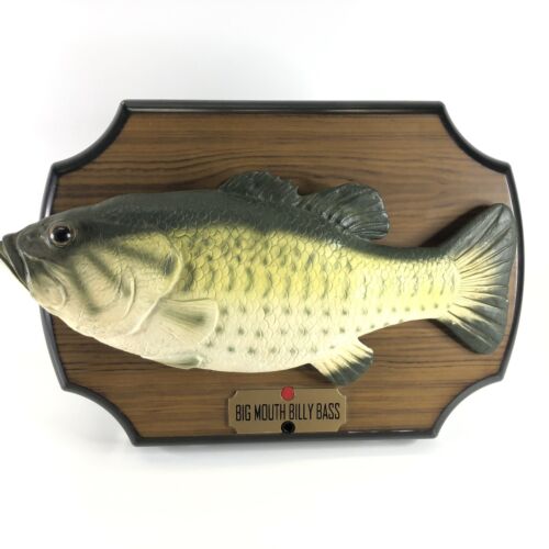 Big Mouth Billy Bass - Singing & Animated 1999 Gemmy Tested Mo...