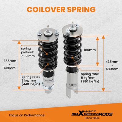 MaXpeedingrods 24 Way Adjustable Coilovers Suspension For Honda Civic EK 1996-00